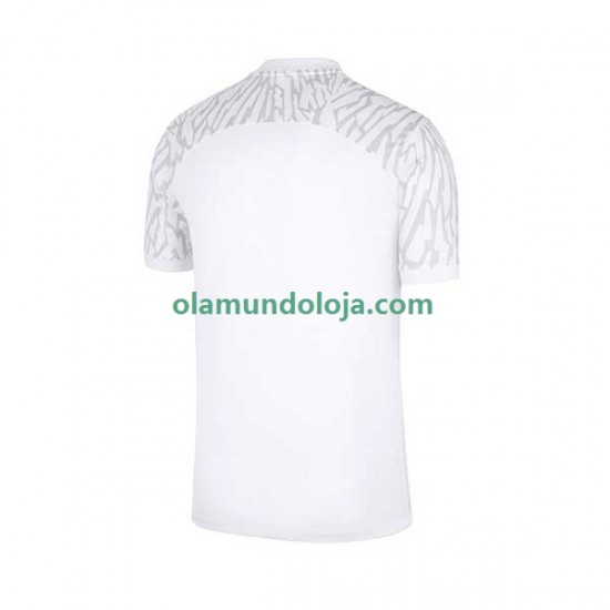 Camisola Polónia Homem Equipamento Primeiro Copa do Mundo 2022 Manga Curta